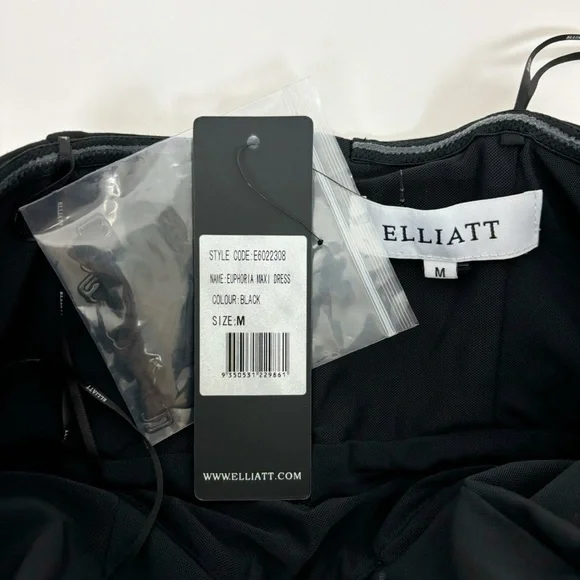 Elliatt Euphoria Maxi Dress in Black Size M - Picture 7 of 12